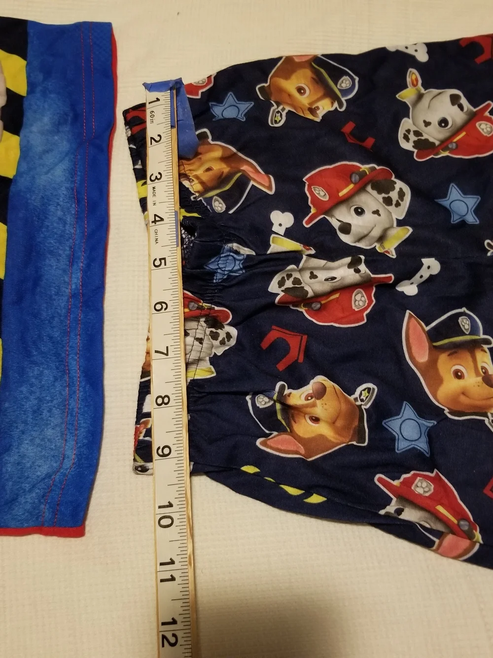 Paw Patrol Boy's 5T Red and Navy Blue Two-Piece Pajama Set